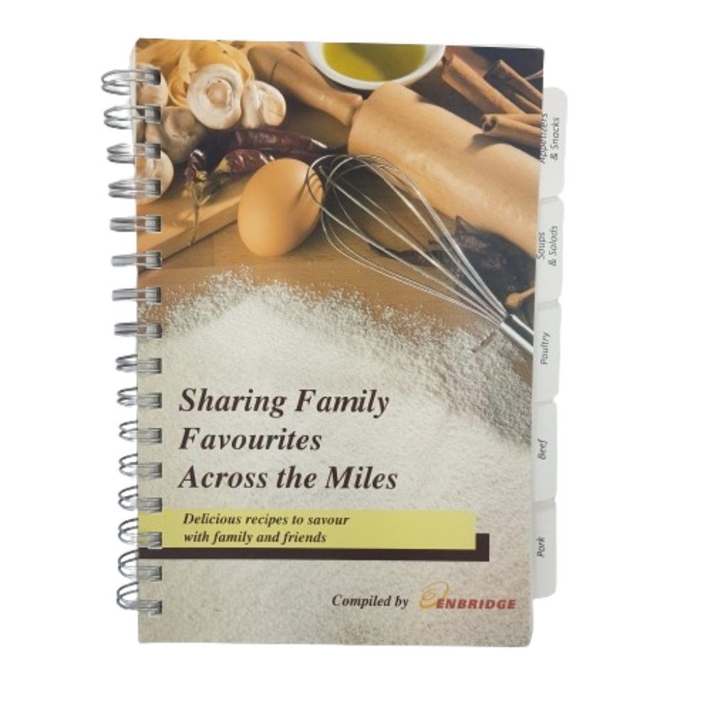 Vintage ENBRIDGE Cookbook Sharing Family Favourites Across the Miles